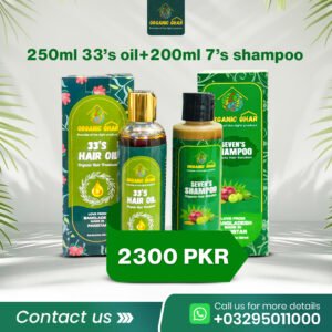 250 ml 33's Oil+200ml 7's Shampoo